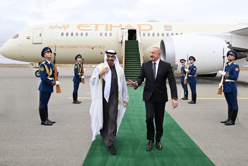 Prezident BƏƏ liderini Füzulidə qarşıladı +FOTOLAR